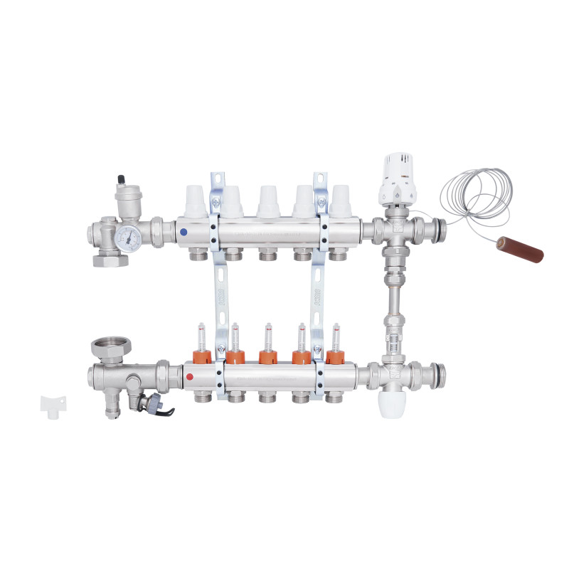 Колекторна група Icma 1" 5 виходів, з витратоміром №K0111 (A1K013APQ06)