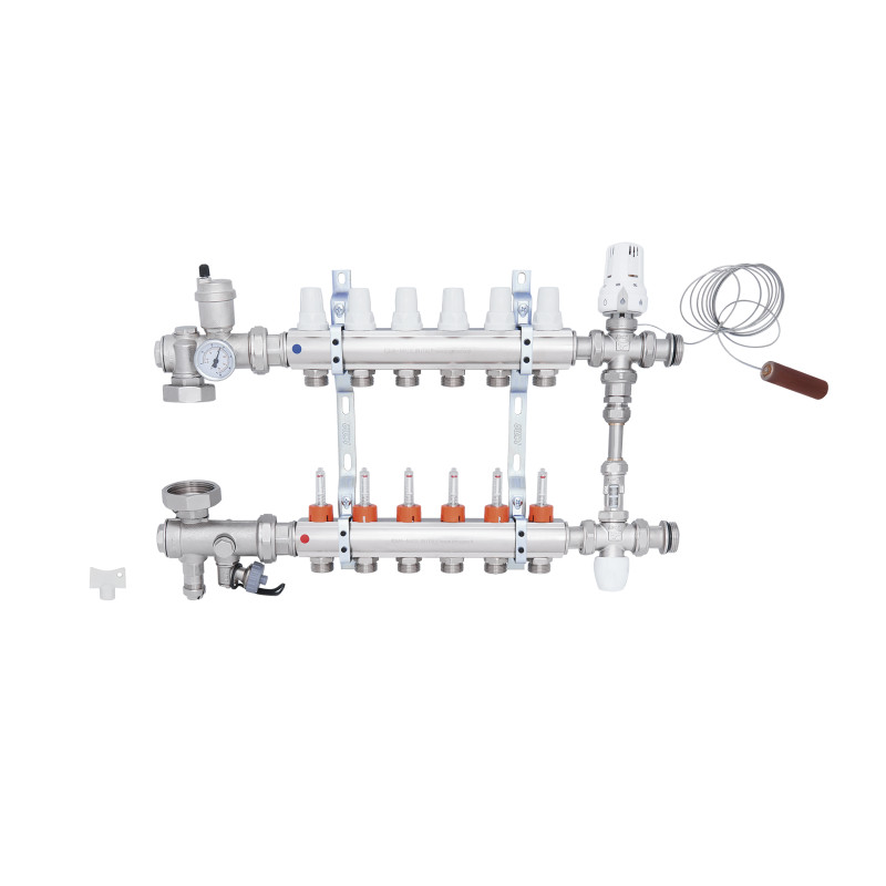 Колекторна група Icma 1" 6 виходів, з витратоміром №K0111 (A1K013APK06)