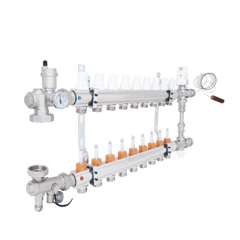 Колекторна група Icma 1" 9 виходів, з витратоміром №K0111 (A1K013APS06)