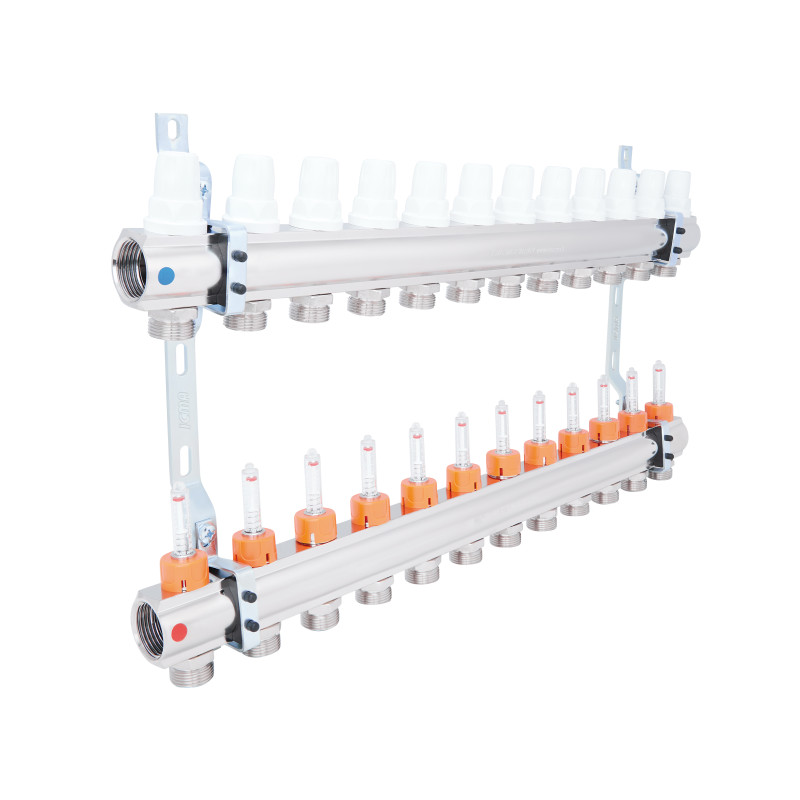 Колектор Icma 1" 12 виходів, з витратомірами №K013 (87K013PU06)
