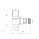Icma Кран радіаторний 1/2" з антипротіканням кутовий без ручки №952 (82952AD06)