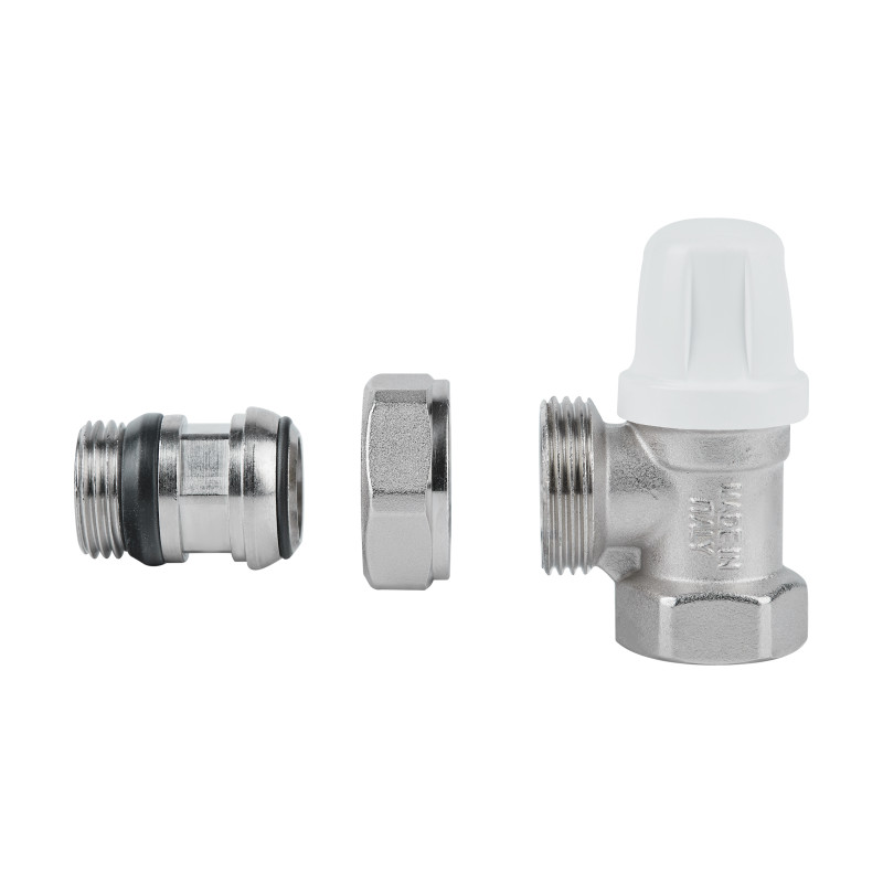 Icma Кран радіаторний 1/2" з антипротіканням кутовий без ручки №952 (82952AD06)