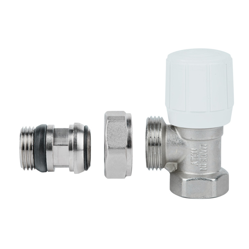 Icma Кран радіаторний 1/2" з антипротіканням кутовий №951 (82951AD06)