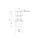 Icma Перехідник прес 16х1/2" ВР з накидною гайкою №415 (81415ADGH06)