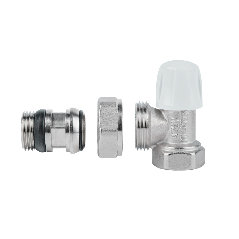 Icma Кран радіаторний 1/2" з антипротіканням кутовий без ручки №805+940 (82805AD06940)