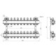 Icma Колектор 1" 11 виходів, без витратоміра №K005 (87K005PT06)