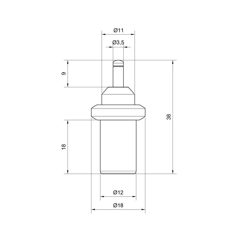 Icma Термоелемент для антиконденсаційного клапана 55°C №5840 (C06132AF1055)