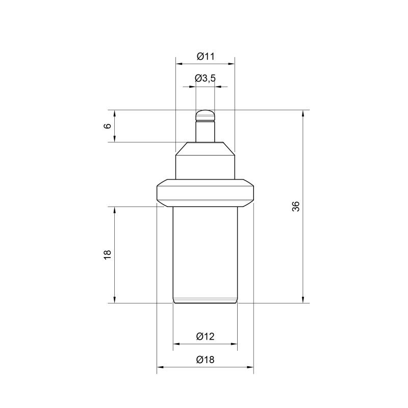 Icma Термоелемент для антиконденсаційного клапана 60°C №8749 (C06132AF1060)