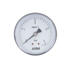 Icma Манометр 1/4" 0-4 бар, заднє підключення №243 (91243AB04)