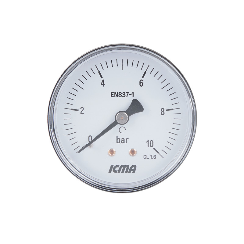 Icma Манометр 1/4" 0-10 бар, заднє підключення №243 (91243AB10)