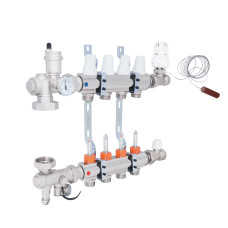 Колекторна група Icma 3/4" 4 виходи, з витратоміром №A3K013 (A3K013APJ06)