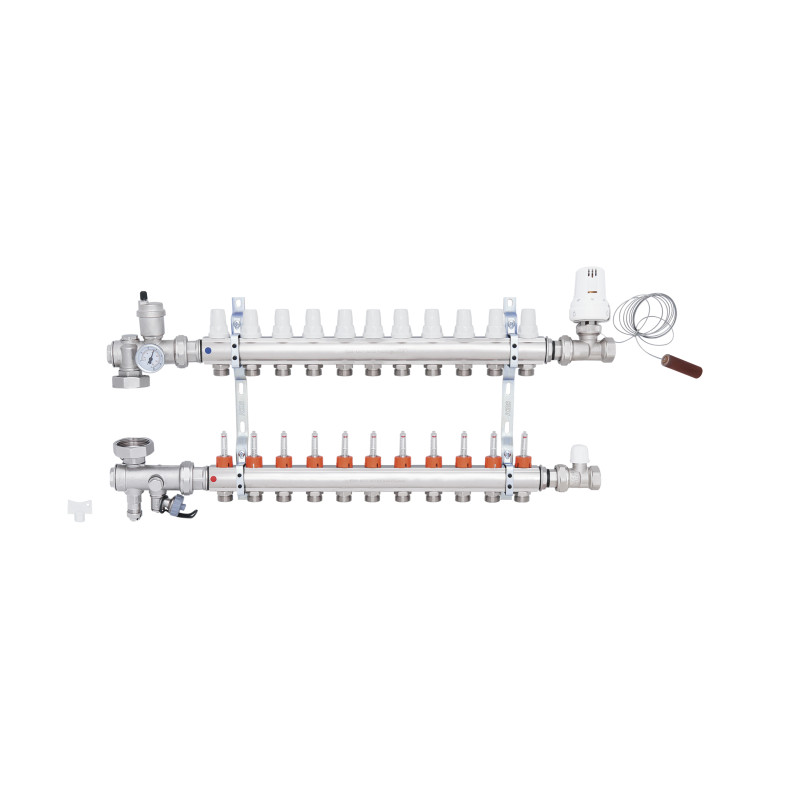 Колекторна група Icma 3/4" 11 виходів, з витратоміром №A3K013 (A3K013APT06)