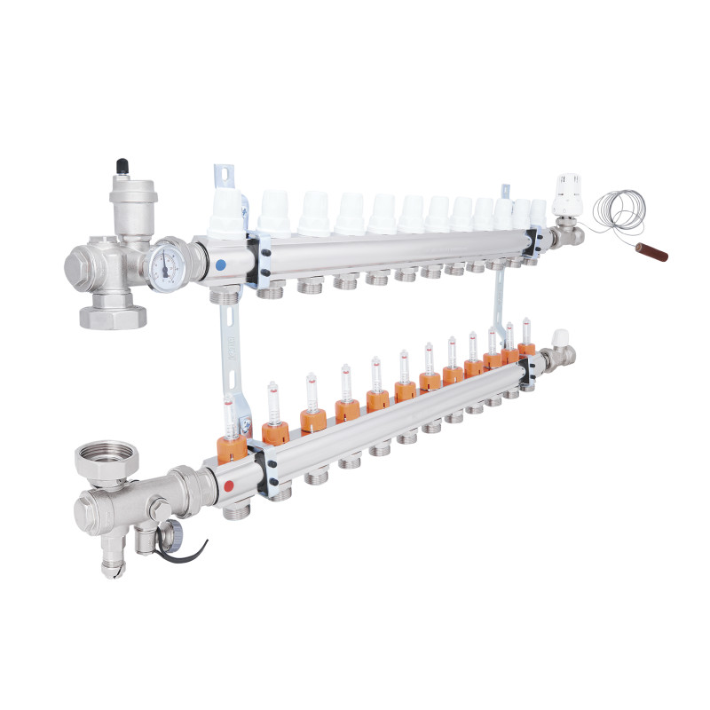 Колекторна група Icma 3/4" 12 виходів, з витратоміром №A3K013 (A3K013APU06)