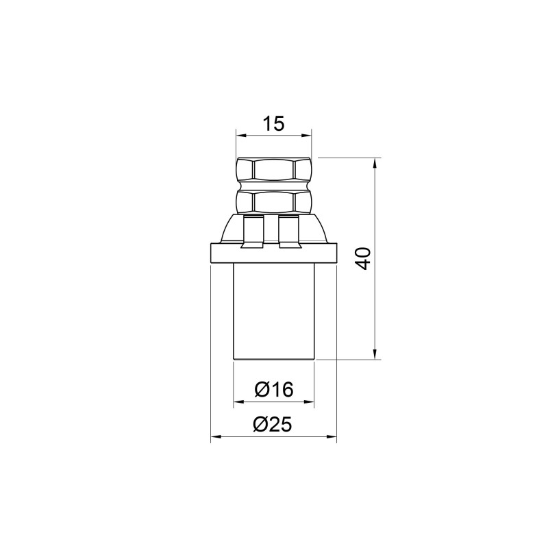 Icma Заглушка прес 16х2 №417 (81417GH06)