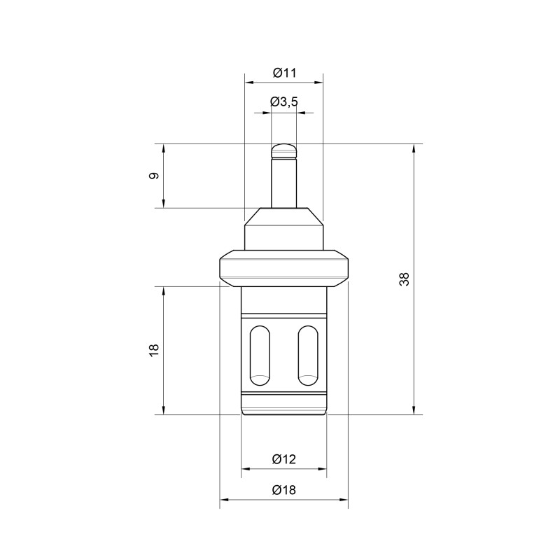 Icma Термоелемент для антиконденсаційного клапана 70°C №9023 (C06132AF1070)