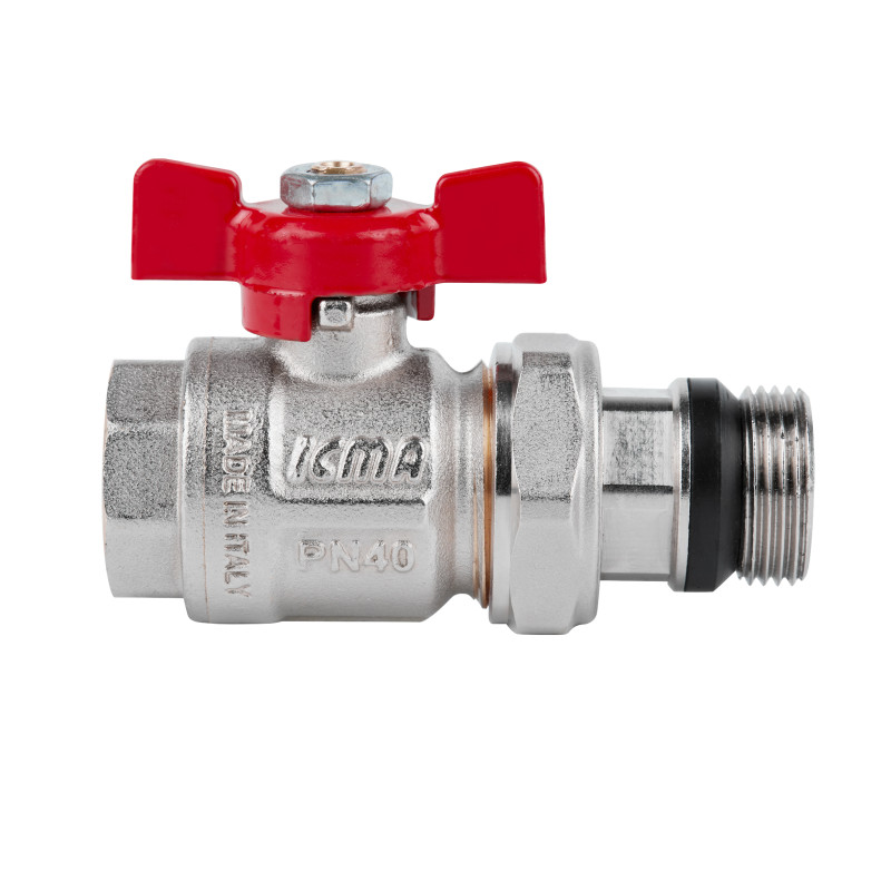 Icma Кран кульовий "Американка" 3/4" з антипротіканням прямий №348 (87348AE11)