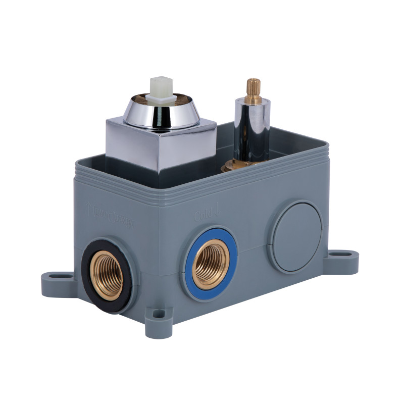 Qtap Душова система для душу Gemini прихованого монтажу на два споживача QTGEM113CRM45696 CRM