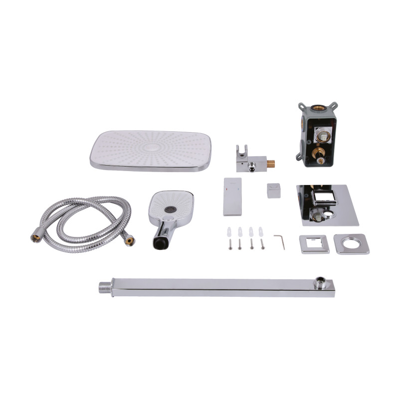 Qtap Душова система для душу Gemini прихованого монтажу на два споживача QTGEM113CRM45696 CRM