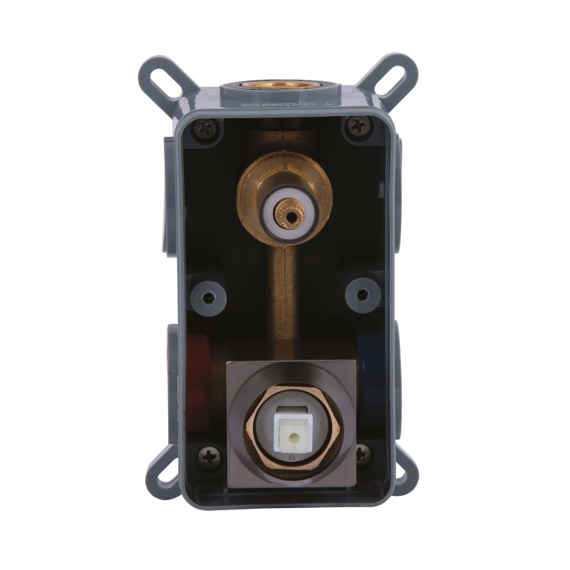 Qtap Душова система для душу Gemini прихованого монтажу на два споживача QTGEM113GMB45698 Gunmetal Black PVD