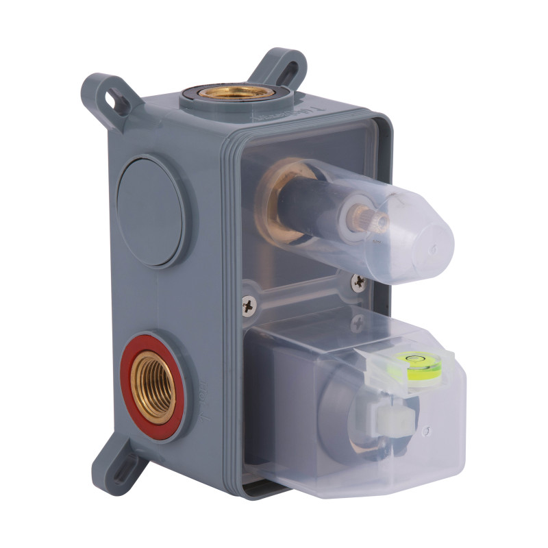 Qtap Душова система для душу Gemini прихованого монтажу на два споживача QTGEM113GMB45698 Gunmetal Black PVD