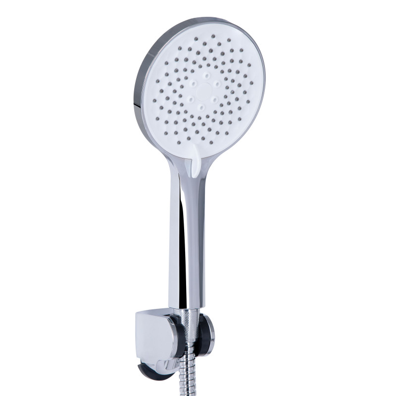 Qtap Змішувач для ванни Taurus з довгим поворотним виливом (з душовим гарнітуром) QTTAU260CRM45663 Chrome