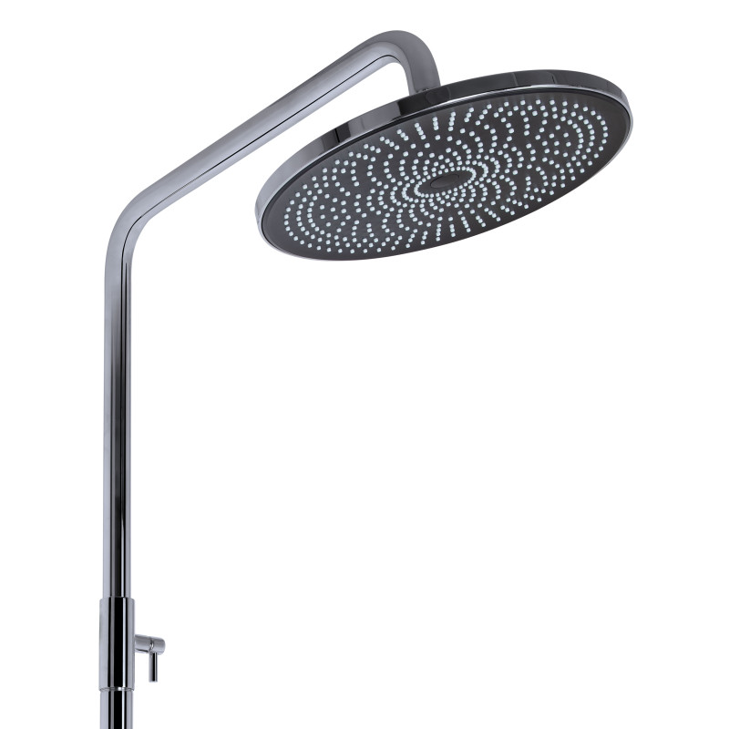 Qtap Душова система універсальна Slavonice на три споживача (з виливом) QTSLA111CRM45904 Chrome