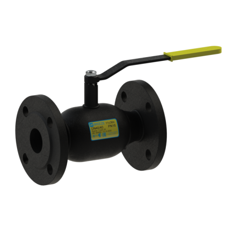 Breeze Кран фланцевий 11с36п Ду32/32 цільнозварний (Ру=16, Т=-30...+180°С) (000039244)