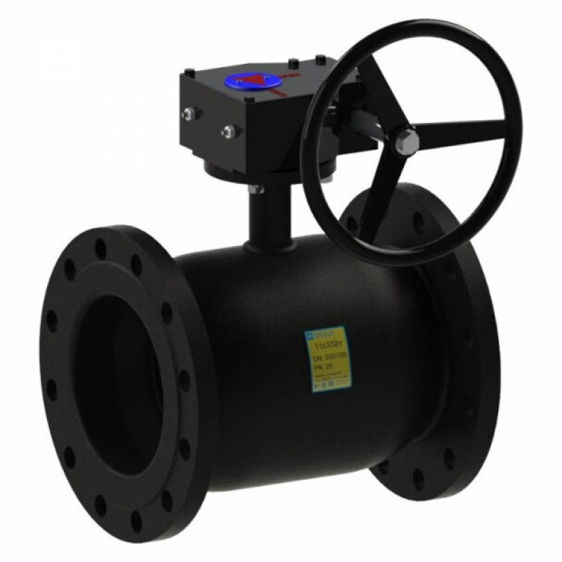 Breeze Кран фланцевий 11с333п з редуктором Ду400/300 цільнозварний (Ру=16, Т=-30...+180°С) (000019473)