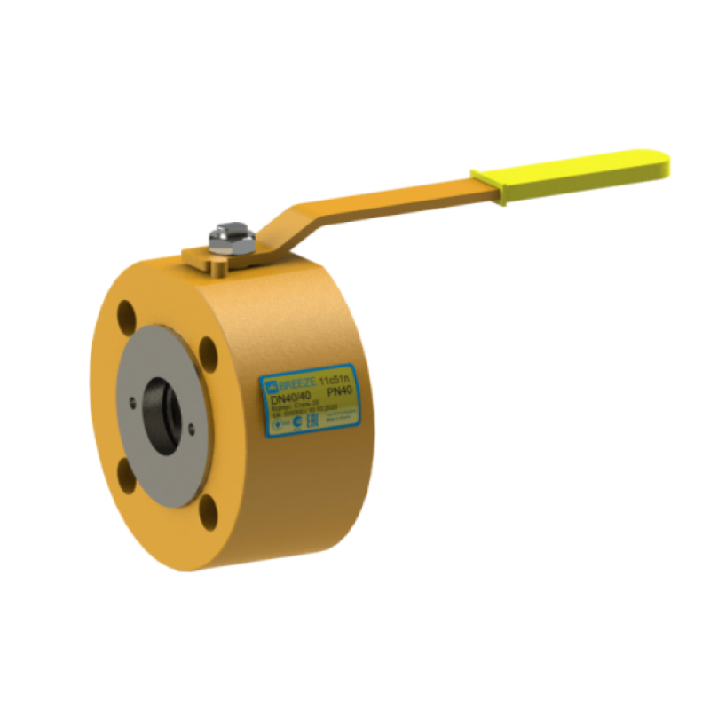 Breeze Кран міжфланцевий 11лс51п Ду65/65 (Ру=40, Т=-60...+180°С) (000002767)