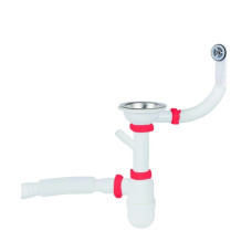 Polmark Сифон для миття 3 1/2"x40 з різьбовим випуском/з гофротрубою 40x40/50 PM 40 SF 20 07 (07)