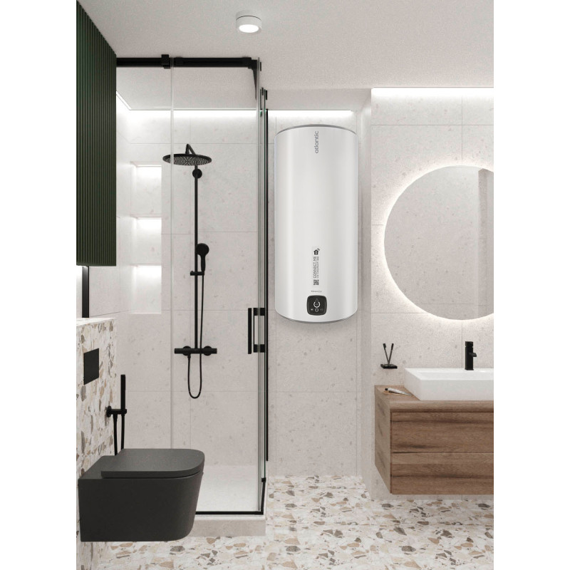 Atlantic Водонагрівач (бойлер) електричний Steatite Genius WI-FI VM 100 D400S-3E-CW 100 літрів (851353)