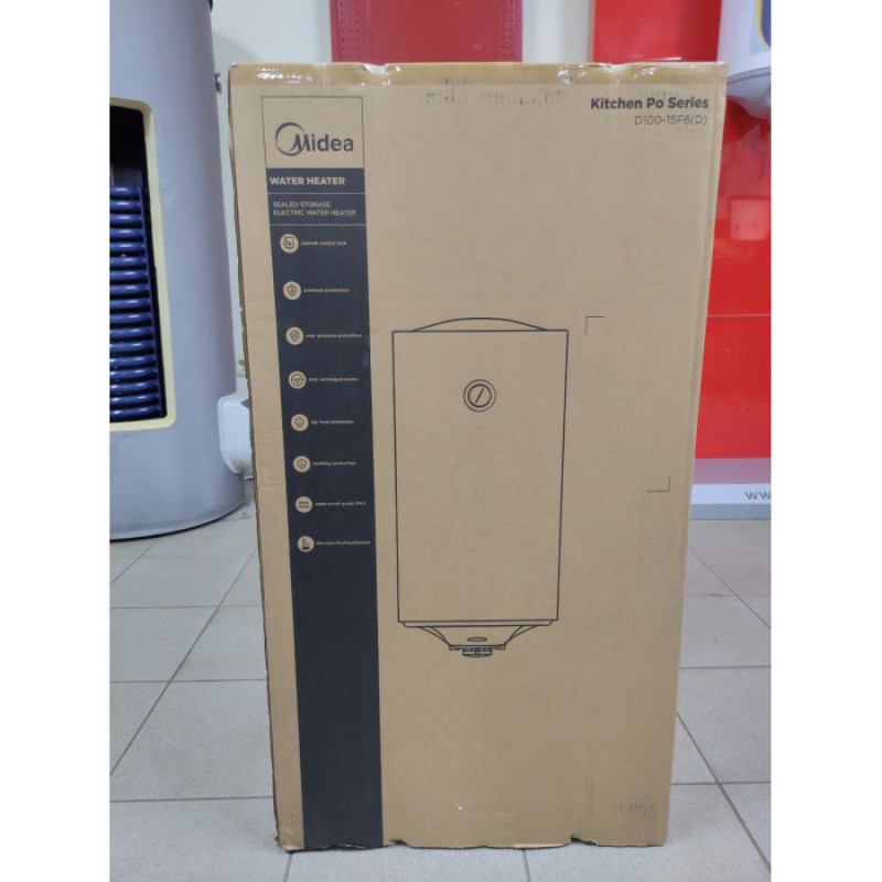 MIDEA Водонагреватель (бойлер) электрический 100 л. D100-15F6(W)