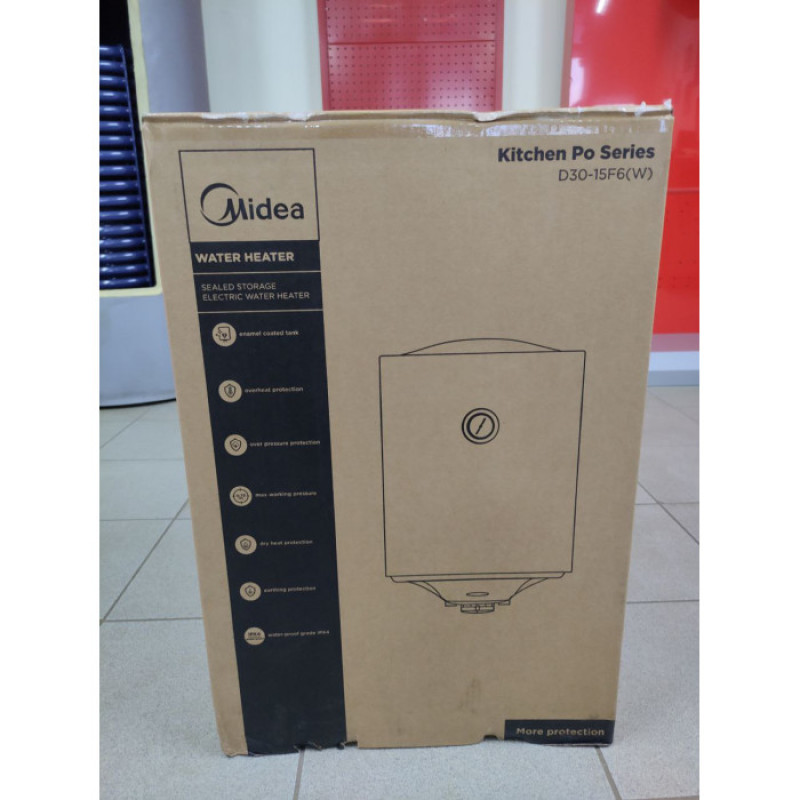 MIDEA Водонагреватель (бойлер) электрический 30 л. D30-15F6(W)