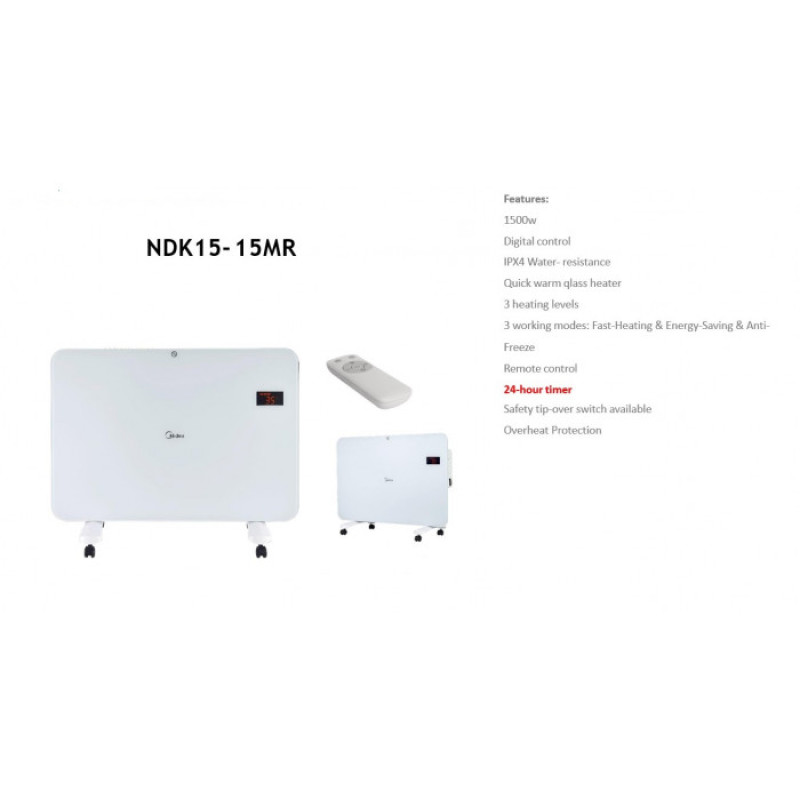 MIDEA Електричний конвектор NDK15-15MR White