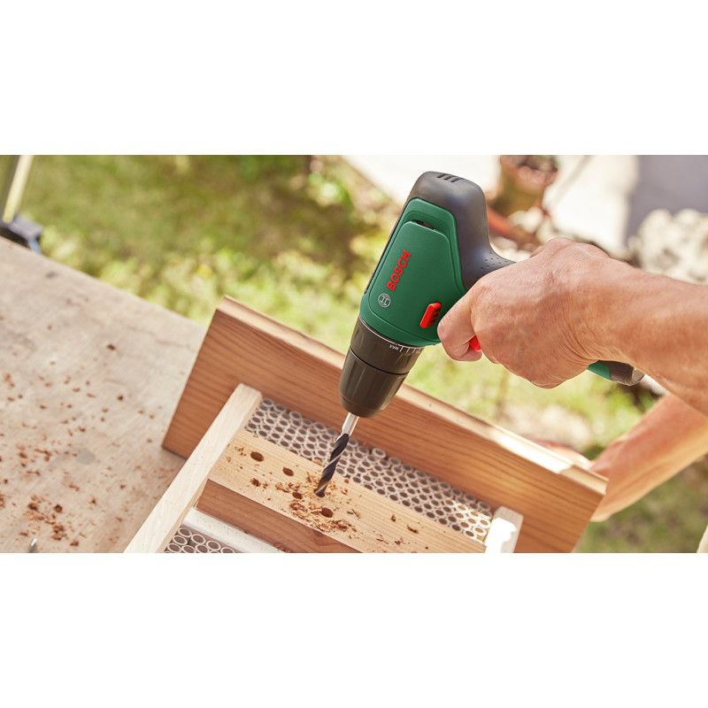 BOSCH Шуруповерт-дриль EasyDrill 1200, 12В, 1х1.5Ач, 30Нм, 400/1500 об/хв, ЗП, 0.94кг, кейс (06039D3006)