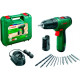 BOSCH Шуруповерт-дриль EasyDrill 1200, 12В, 2х1.5Ач, 30Нм, набір свердл і біт, 0.94кг, кейс (06039D3007)