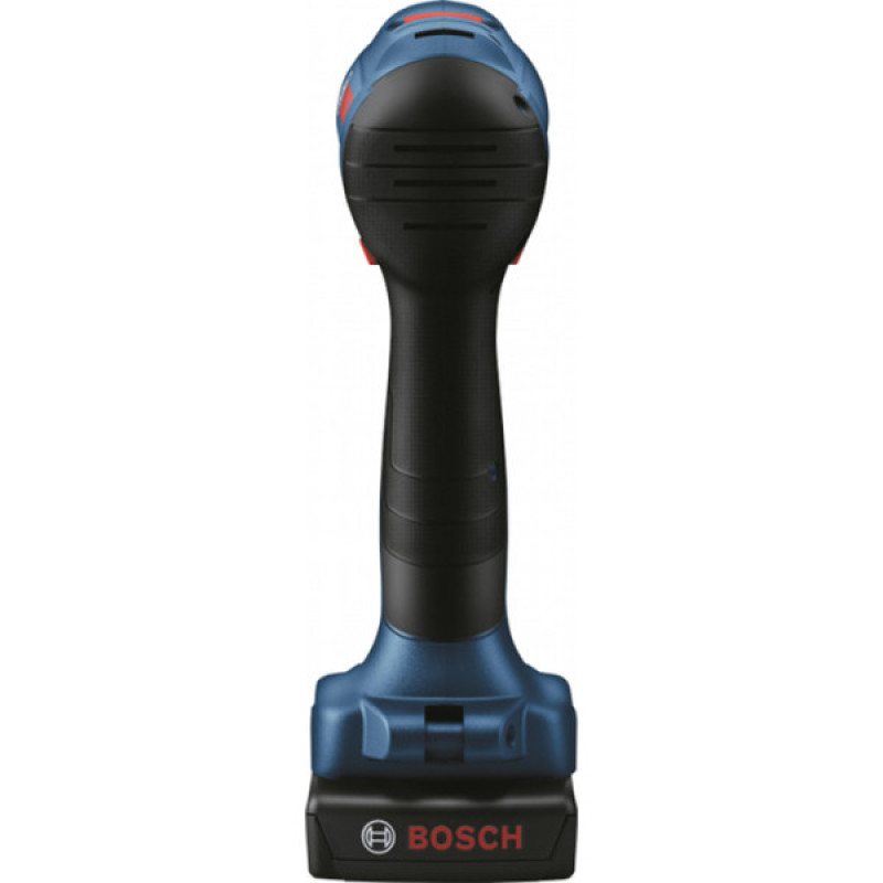 BOSCH Шурупокрут-дриль ударний акумуляторний GSB 183-LI 18В 1х2А·год 21-56Нм 374-1815об·хв кейс 1.2кг (06019K9101)