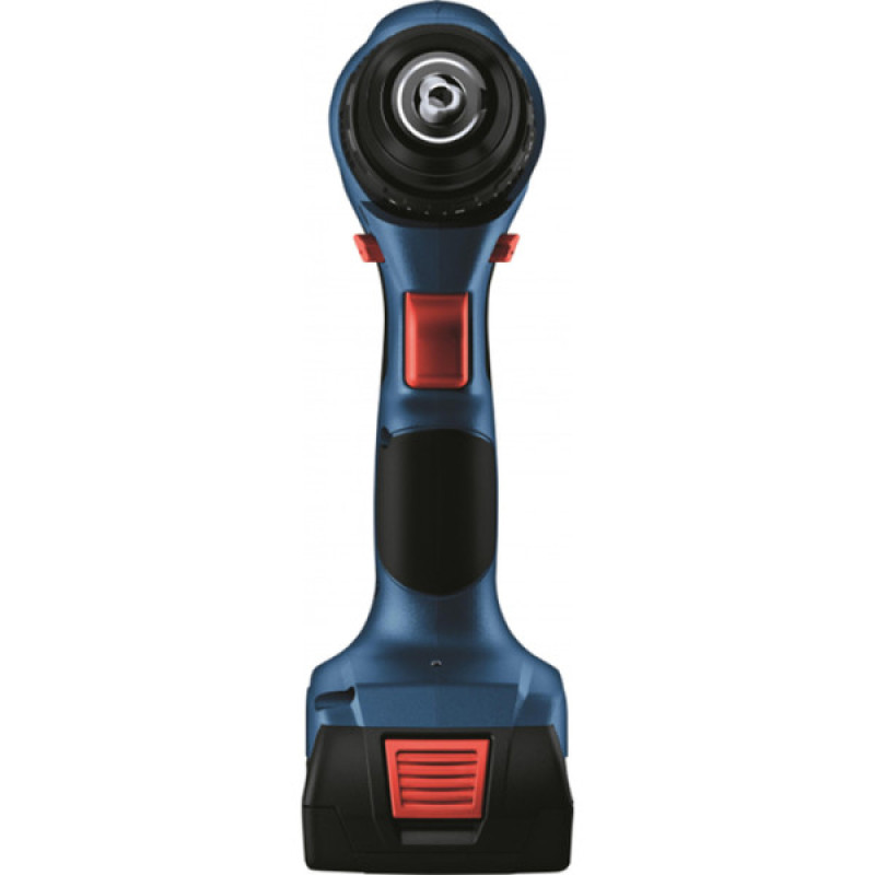 BOSCH Шурупокрут-дриль ударний акумуляторний GSB 183-LI 18В 1х2А·год 21-56Нм 374-1815об·хв кейс 1.2кг (06019K9101)