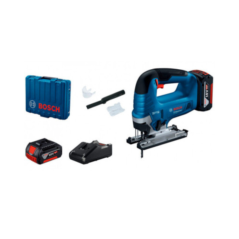 BOSCH Лобзик GST 185-LI, акумуляторний 18В, Акб 2х4Аг (06015B3024)