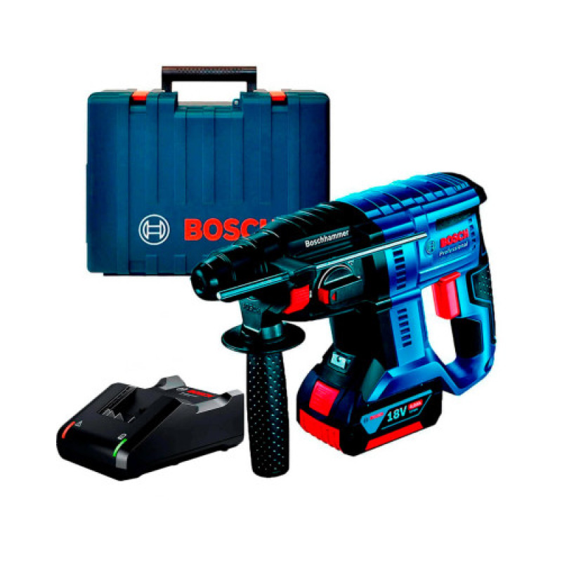 BOSCH Перфоратор GBH 180-LI, акумуляторний, 1x4.0 Ач, 18, 2 Дж, 2.3 кг (0611911122)