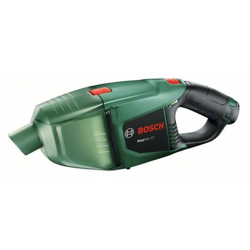 BOSCH Пилосос професійний акумуляторний EasyVac 12, 12В, акб 1х2.5Аг, контейнер 0.38л, 1кг (06033D0001)
