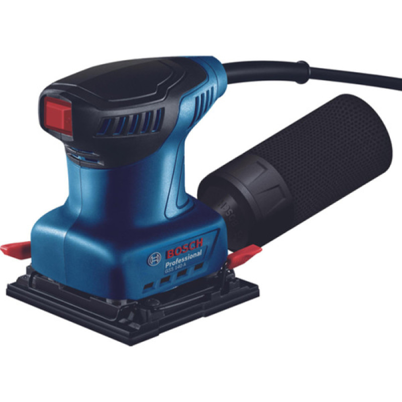 BOSCH Шліфмашина вібраційна GSS 140 A 220Вт платформа 101х112 28000кол·хв 1.1кг (06012A8021)