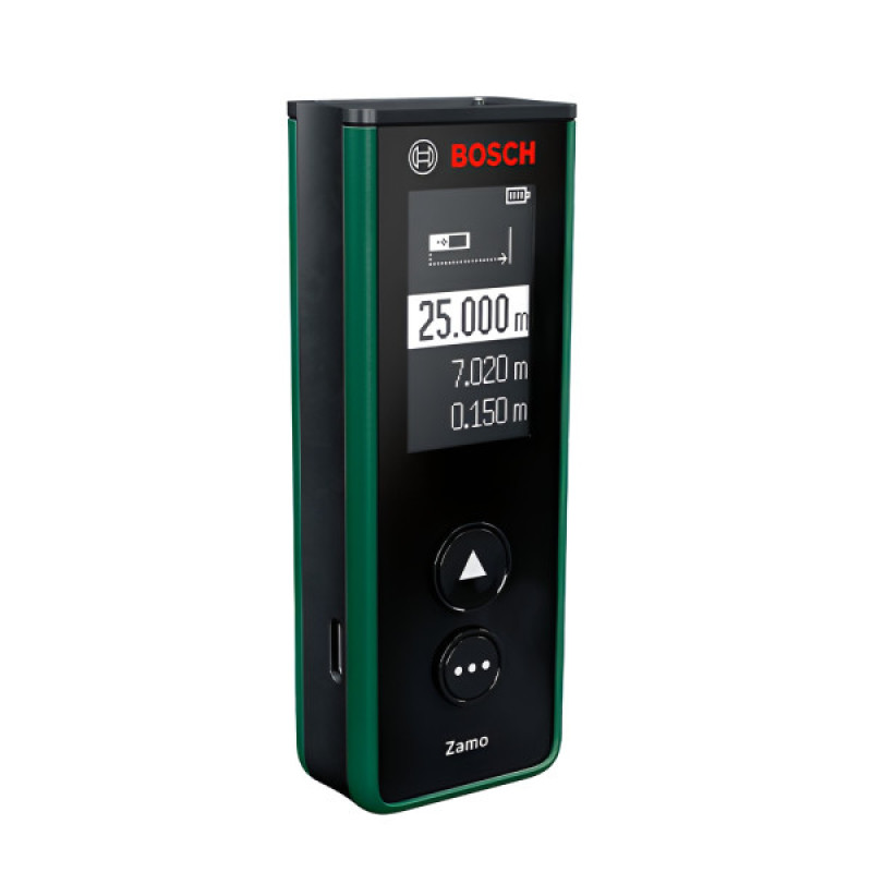 BOSCH Далекомір лазерний Zamo, 0.15-25м, ±2мм, 0.08кг (0603672900)