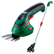 BOSCH Кущоріз ISIO, акумуляторний 3.6 V Li 1.5 Ач, ніж 12 см, зі штангою (0600833109)