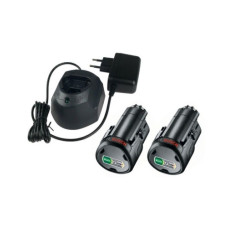 BOSCH Набір акумуляторів та ЗП 2 АКБ 12В, 1.5Ач і ЗП GAL 1210 CV (1600A01L3E)