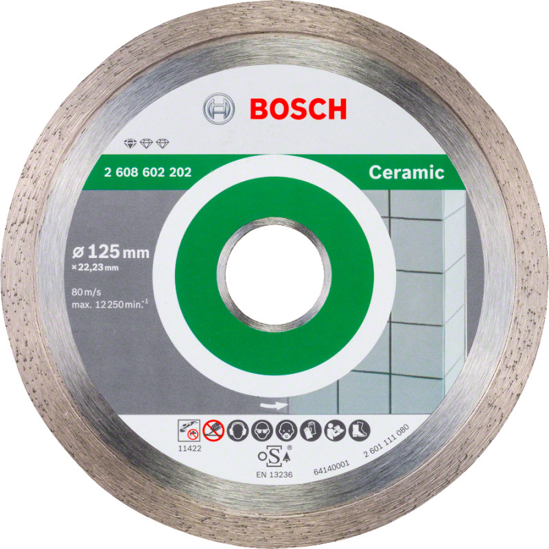 BOSCH Алмазний диск Standard for Ceramic 125-22.23 (2608602202)