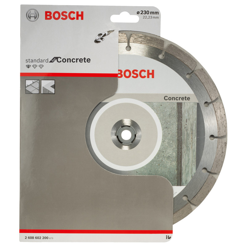 BOSCH Диск алмазний Standard for Concrete 230-22.23, по бетону (2608602200)
