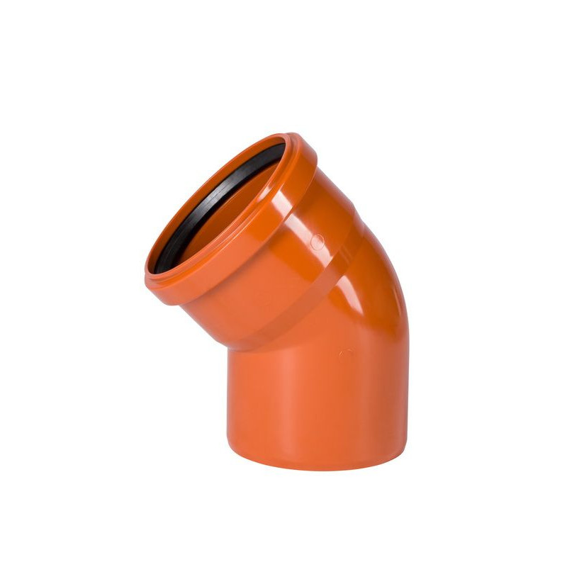 Ostendorf Отвод канализационный Dn 125 45° KG (221220)