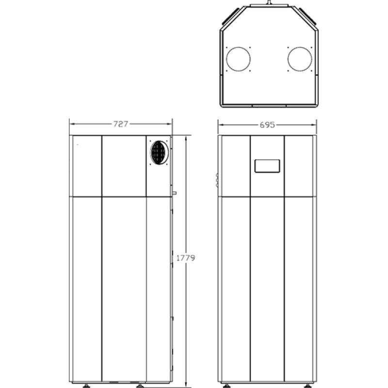 Heiztechnik Тепловий насос CALLA UNA ZG 250 (he-512)