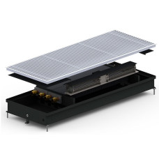 Carrera Внутрішньопідлоговий конвектор  SV2 Black 380х1250х90 + вент. DC24V (SV2B24dc_38/125/09)